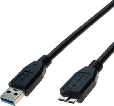 Câble USB KOMELEC Câble USB 3.0-micro USB B noir 3m