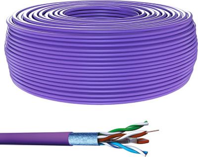  KOMELEC Câble Ethernet Cat 5e rigide 100m KOMELEC Câble Ethernet Cat 5e rigide 100m