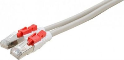 Câble Ethernet KOMELEC Câble RJ45 Cat6a surblindé gris 2 m