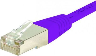 Câble Ethernet KOMELEC Câble Ethernet Cat 6 S/FTP violet - 15m