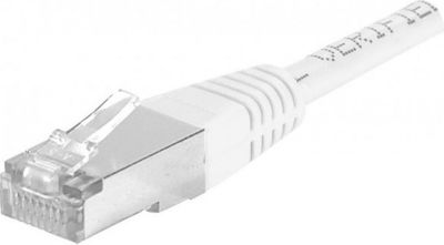 Câble Ethernet KOMELEC Câble Ethernet Cat 6a S/FTP blanc - 15m