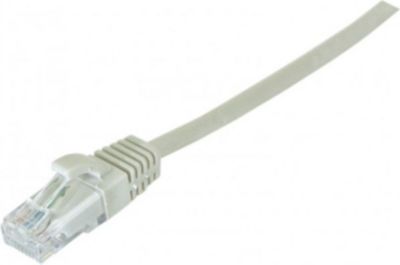 Câble Ethernet KOMELEC Câble RJ45 Cat6a non blindé gris 20 m