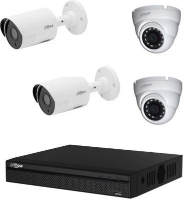 Caméra de sécurité KOMELEC Pack de vidéosurveillance CVI 4 caméras Caméra de sécurité KOMELEC Pack de vidéosurveillance CVI 4 caméras