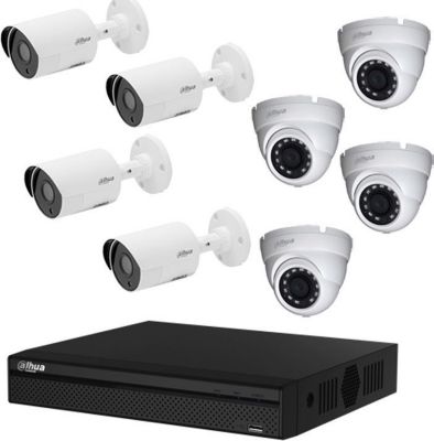 Caméra de sécurité DAHUA Pack de vidéosurveillance CVI 8 caméras