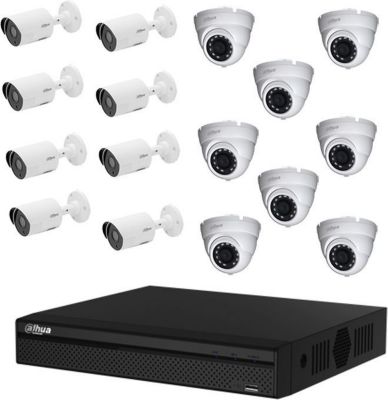 Caméra de sécurité DAHUA Pack de vidéosurveillance CVI 16 caméras