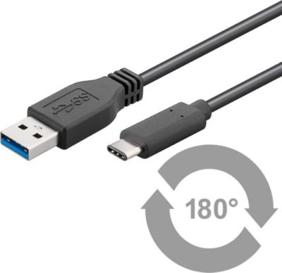 Câble USB KOMELEC Câble USB 3.1 Type A - USB-C 50cm Câble USB KOMELEC Câble USB 3.1 Type A - USB-C 50cm