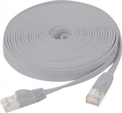 Câble Ethernet KOMELEC CAT6 plat U/FTP SNG