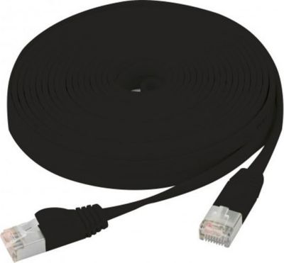 Câble Ethernet KOMELEC Câble RJ45 Cat6 plat blindé 50cm