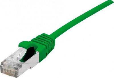 Câble Ethernet KOMELEC Câble RJ45 Cat6a surblindé vert 2 mètres
