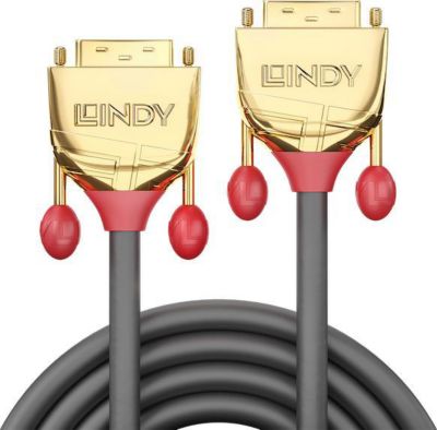 Câble DVI LINDY Câble DVI dual-link - 0.50m GOLD Line