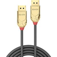 LINDY Câble DisplayPort 1.4 3m GOLD Line