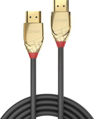 Câble HDMI LINDY Câble HDMI 2.0 4K GOLD 7.50 mètres