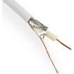 Câble Coaxial CONECTICPLUS Bobine de câble coaxial RG6T 10m Blanc