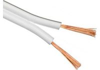 CONECTICPLUS Câble hautparleur 2 x 0.35mm² 100m Blanc