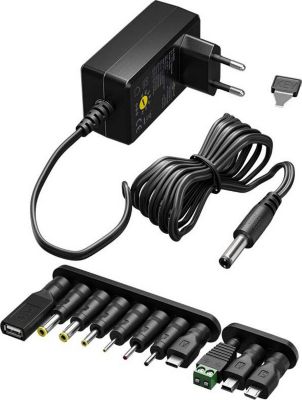  KOMELEC Alimentation 3 à 12V 1.5A - 12 embouts KOMELEC Alimentation 3 à 12V 1.5A - 12 embouts
