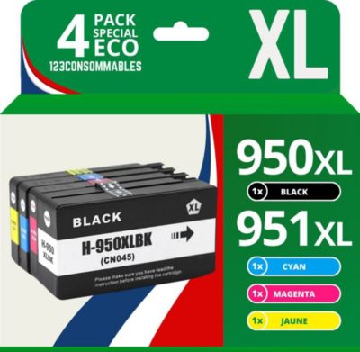 Cartouche d'encre 123CONSOMMABLES HP 950 / HP 951