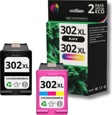 Cartouche d'encre 123CONSOMMABLES HP 302