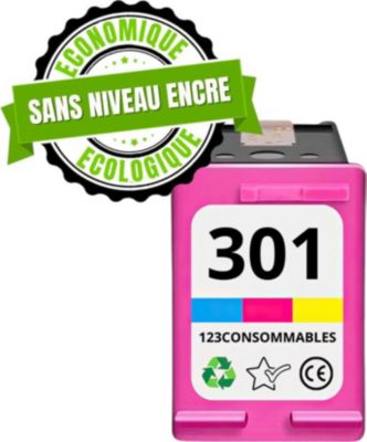 Cartouche d'encre 123CONSOMMABLES HP 301