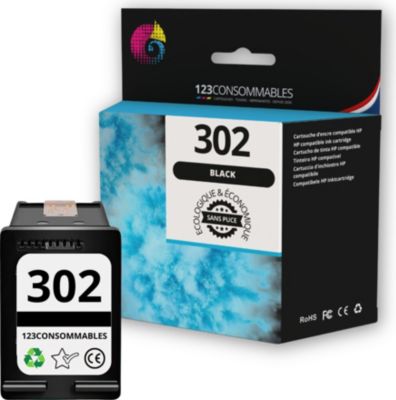 Cartouche d'encre 123CONSOMMABLES HP 302