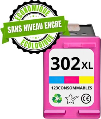 Cartouche d'encre 123CONSOMMABLES HP 302