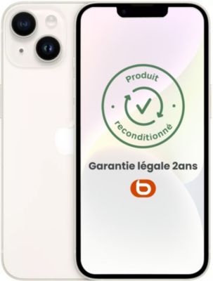 Smartphone APPLE iPhone 14 Plus Blanc Lumière St 128Go Reconditionné