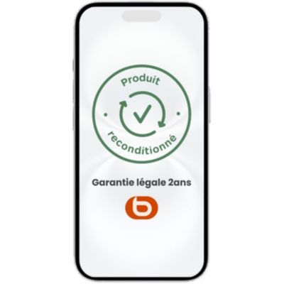 Location Smartphone APPLE iPhone 16 Blanc 128Go Reconditionné Grade A