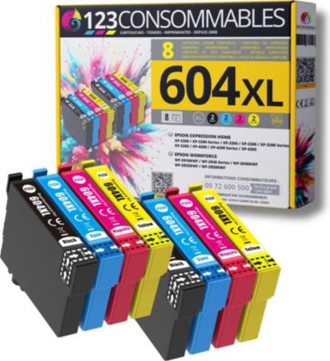 Cartouche d'encre 123CONSOMMABLES EPSON 604 XL - Ananas