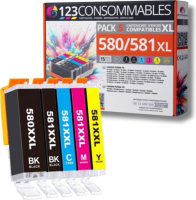 123CONSOMMABLES Canon PGI580/CLI581