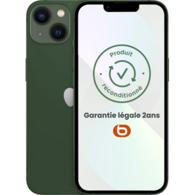 Location Smartphone APPLE iPhone 13 Vert 128Go Reconditionné Grade A