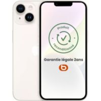 Location Smartphone Apple iPhone 14 Lumiere Stellaire 128Go Reconditionné Grade A