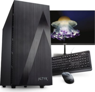 Altyk - Le Petit PC Entreprise - P2-I38-M05 + écran 21 et pack clavier  souris - PC de bureau ALTYK sur