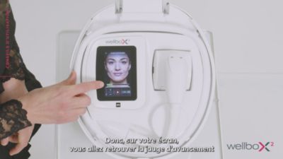Voir la vidéo pour Appareil anti cellulite WELLBOX 2 Blanche