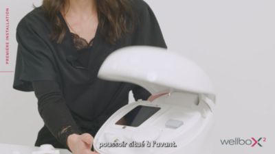 Voir la vidéo pour Appareil anti cellulite WELLBOX 2 Blanche