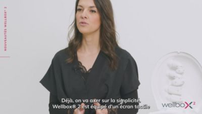 Voir la vidéo pour Appareil anti cellulite WELLBOX 2 Blanche