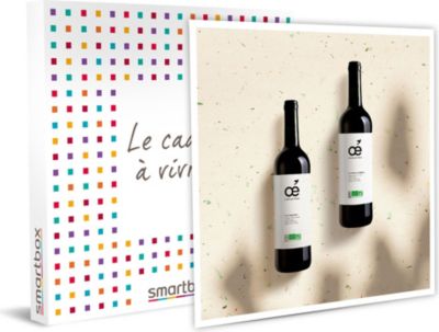 Coffret cadeau SMARTBOX Box Découverte de 2 bouteilles de vin ro Coffret cadeau SMARTBOX Box Découverte de 2 bouteilles de vin ro