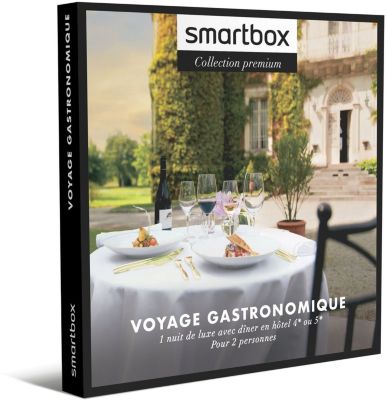 Coffret cadeau SMARTBOX Voyage gastronomique