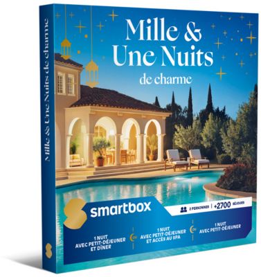 Coffret cadeau SMARTBOX Mille et une nuits de charme