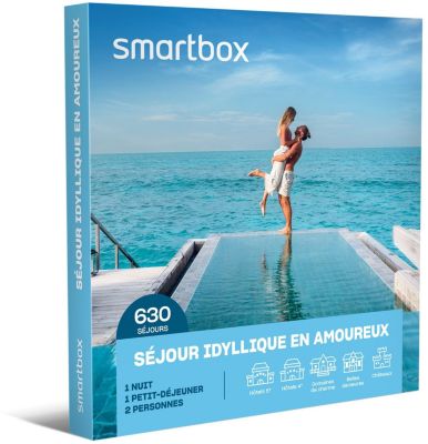 Coffret cadeau SMARTBOX Séjour idyllique en amoureux