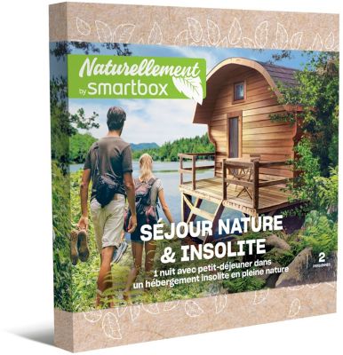 Coffret cadeau SMARTBOX Séjour nature & insolite