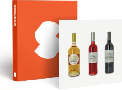 Coffret cadeau SMARTBOX Livraison de 6 bouteilles de vin Chelive Coffret cadeau SMARTBOX Livraison de 6 bouteilles de vin Chelive