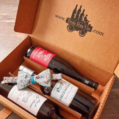 Coffret cadeau DAKOTABOX Abonnement de 3 mois : 3 grands vins par