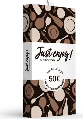 Coffret cadeau SMARTBOX Carte cadeau Just enjoy ! Délices - 50 €