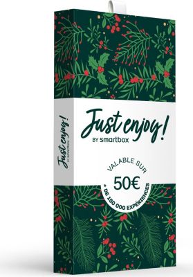 Coffret cadeau SMARTBOX Carte cadeau Just enjoy ! Noël - 50 €
