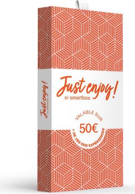 Coffret cadeau SMARTBOX Carte cadeau Just enjoy ! Fun - 50 €