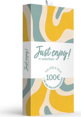 Coffret cadeau SMARTBOX Carte cadeau Just enjoy ! Évasion - 100
