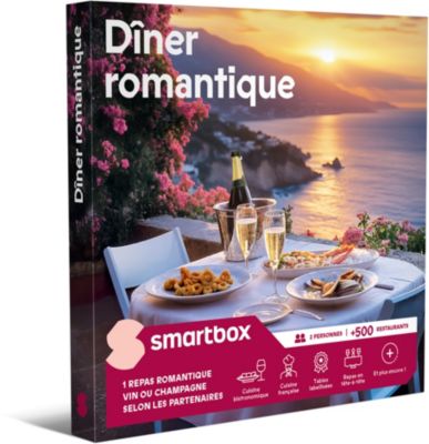 Coffret cadeau SMARTBOX Diner romantique