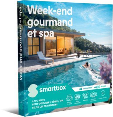Coffret cadeau SMARTBOX Week-end gourmand et spa