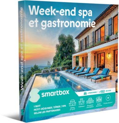 Coffret cadeau SMARTBOX Week-end spa et gastronomie