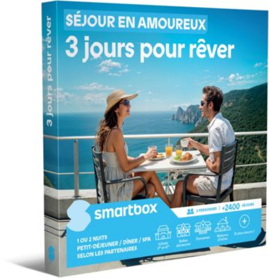 Coffret cadeau SMARTBOX Sejour en amoureux - 3 jours pour rever