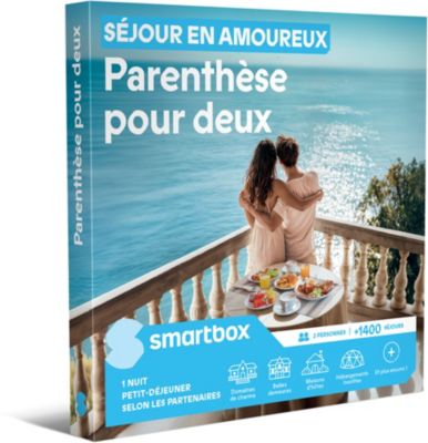 Coffret cadeau SMARTBOX Séjour en amoureux - Parenthèse pour deu